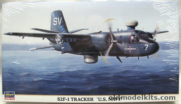 Hasegawa 1/72 Grumman S2F-1 (S-2A) Tracker Early Paint Scheme, 00824 plastic model kit